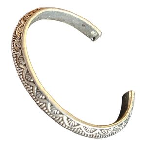 Vintage Silver Patterned Bracelet